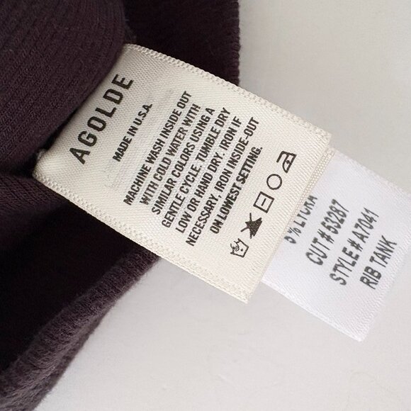 AGolde Ribbed Tank_S - Picture 5 of 6